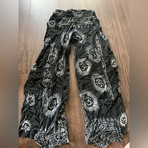 Earthbound slit leg flare pants